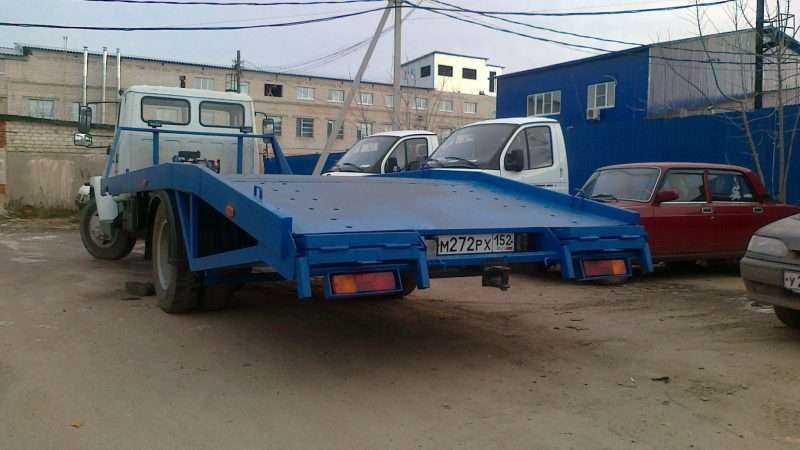 Как эвакуировать автомобиль с газона