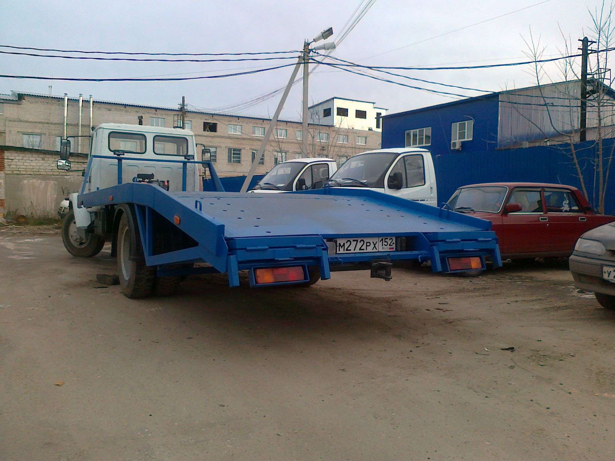 Как эвакуировать автомобиль с газона