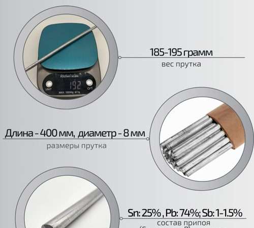 Припой для ремонта кузова автомобиля
