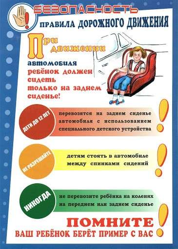 Средства безопасности при перевозке детей на автомобиле