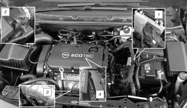 Электроника автомобиля Опель Астра